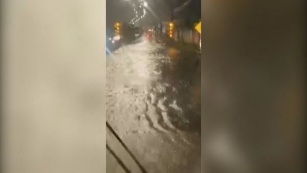 Viento y lluvia en el sur