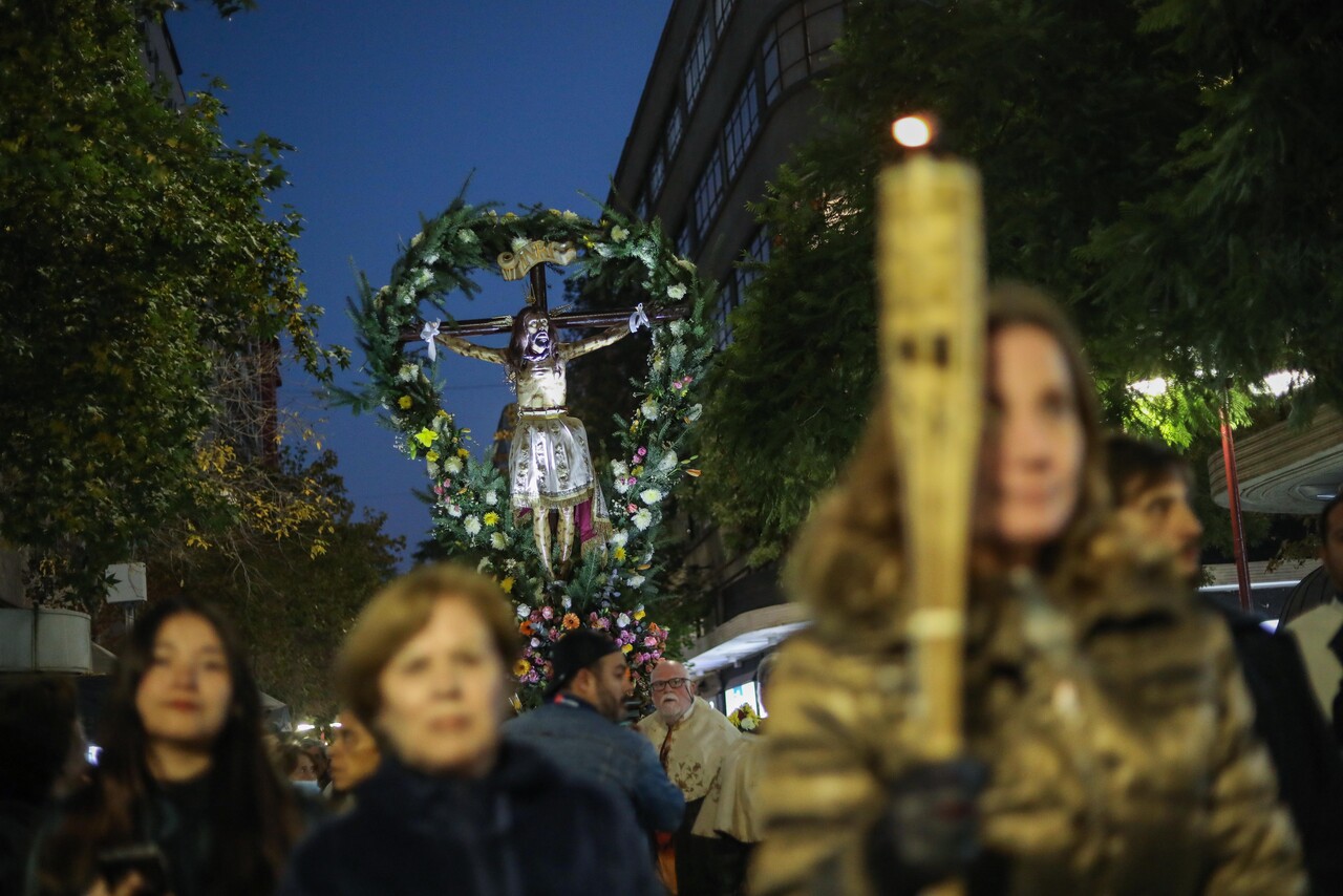 Procesión del Cristo de Mayo en Chile