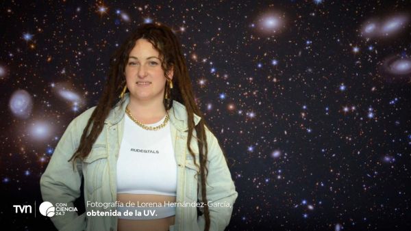 Lorena Hernández-García, astrofísica del Instituto Milenio de Astrofísica y de la UV.