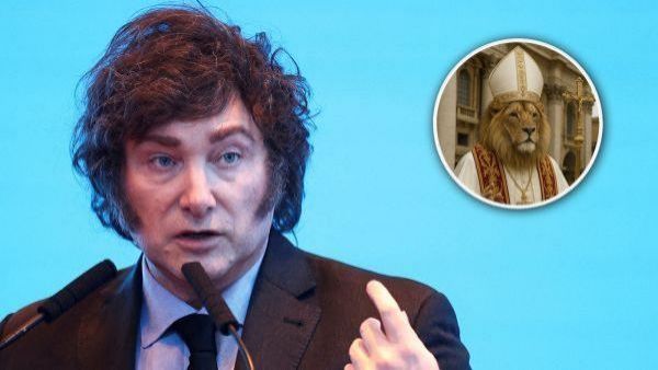 Javier Milei y nuevo papa