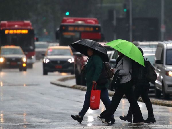Lluvia en Santiago