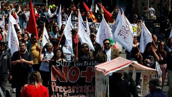 Paro nacional de profesores.