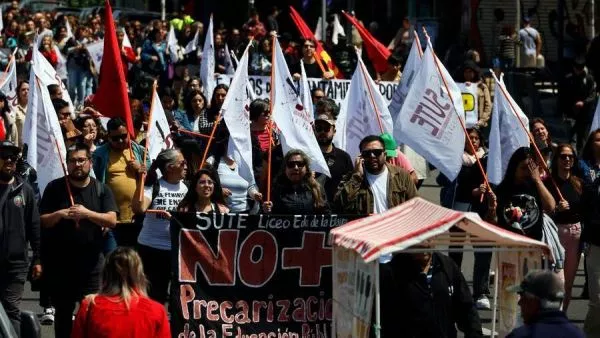 Paro nacional de profesores.