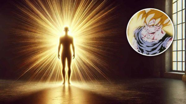 Persona resplandeciendo