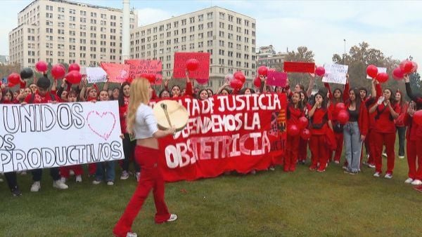 Manifestación de matronas