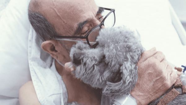 Paciente con su mascota