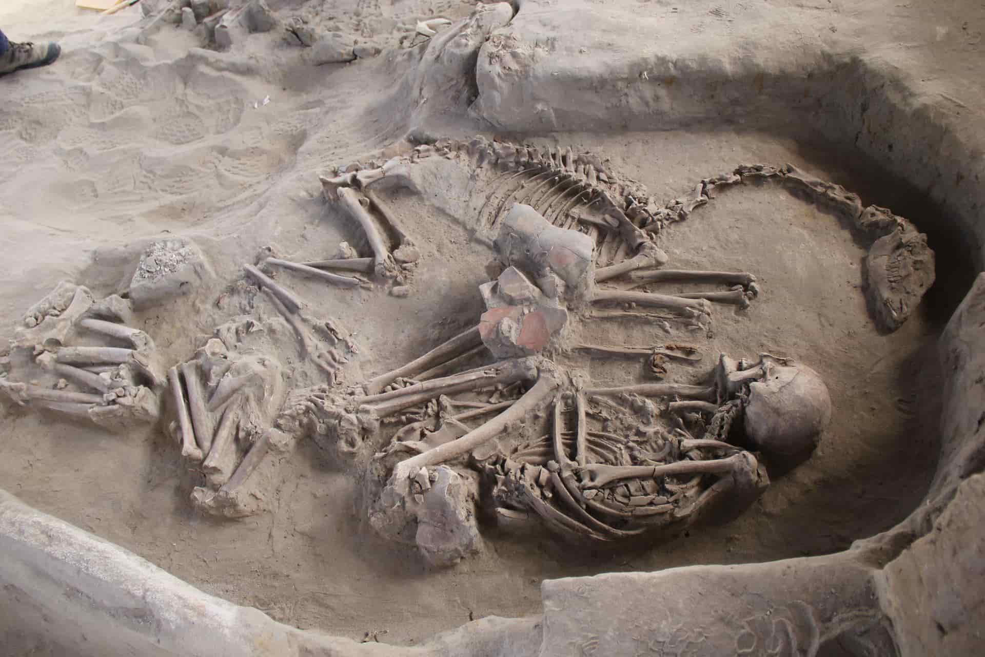 Restos arqueológicos.