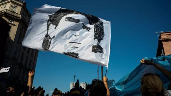 Banderas de Diego Maradona