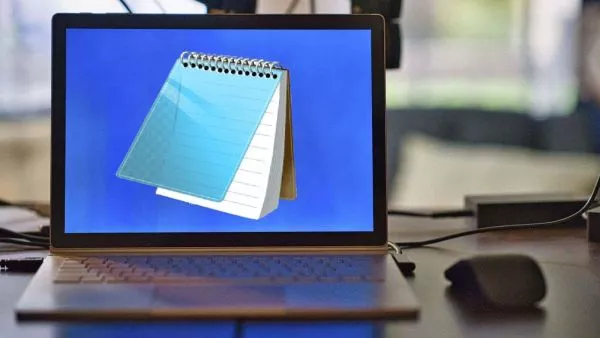 Microsoft Windows. Cambios en el Bloc de notas