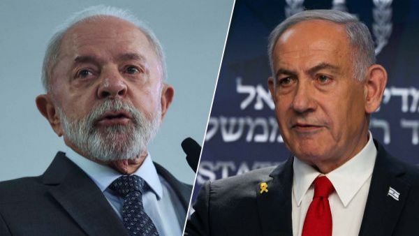 Lula Da Silva y Benjamin Netanyahu