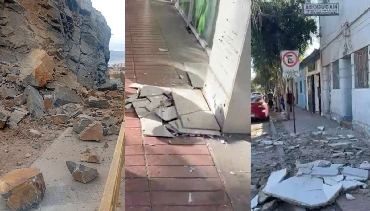 Usuarios en redes reportan afectación del sismo 6.4 en el norte del país