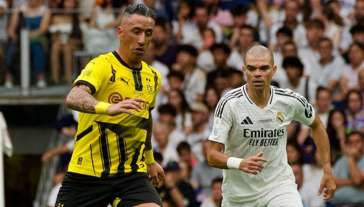 Con el Bernabéu repleto: El golazo de Lucas Barrios ante las leyendas del Real Madrid