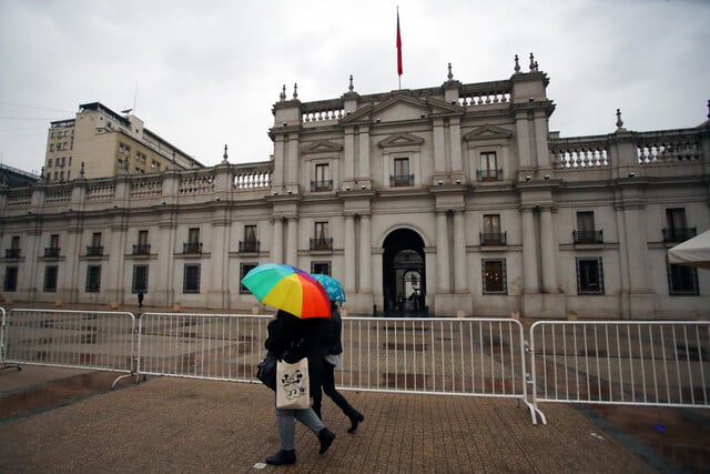 Lluvia en Santiago