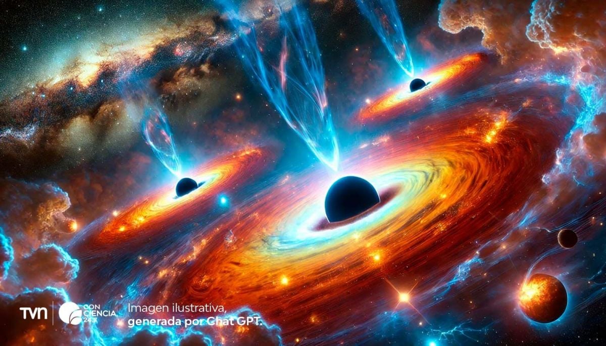 La NASA captó tres agujeros negros devorando estrellas masivas