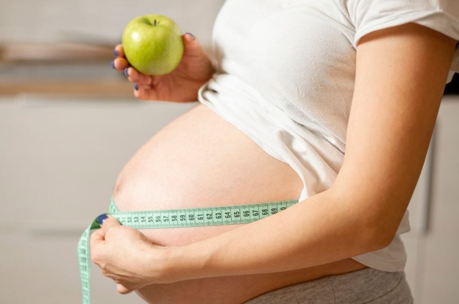 Mujer embarazada. Diabetes gestacional