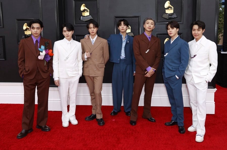 Integrantes de BTS