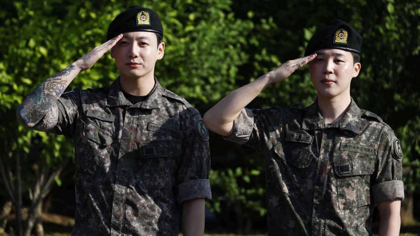 Jungkook y Jimin de BTS terminaron su servicio militar