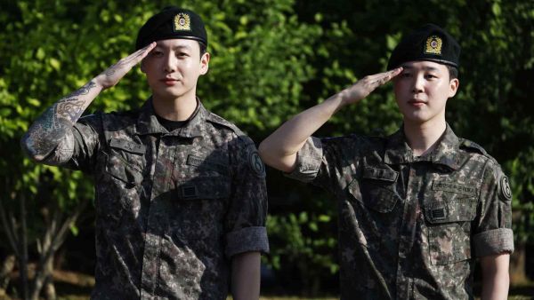 Jungkook y Jimin de BTS terminaron su servicio militar