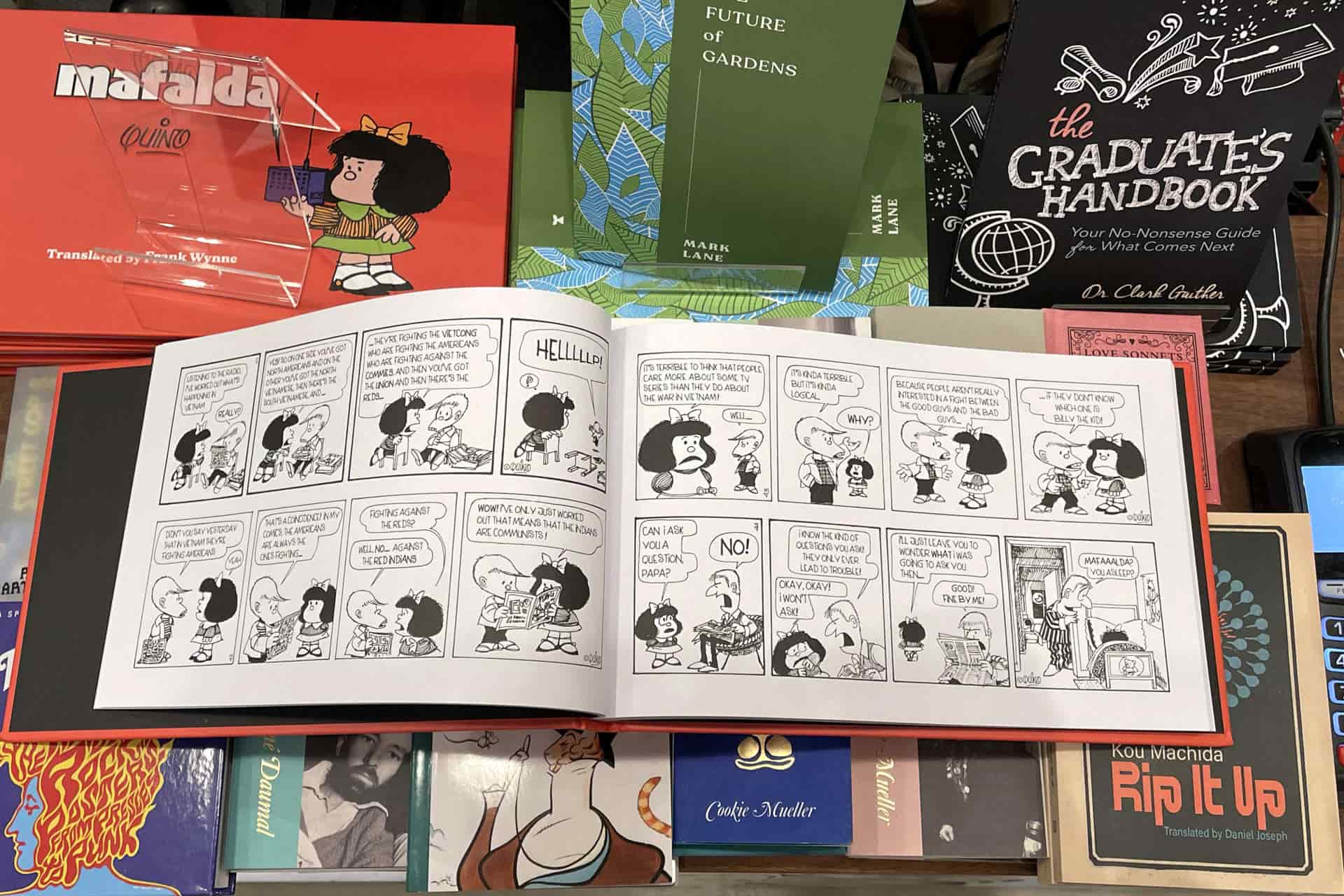 Libro de Mafalda en inglés