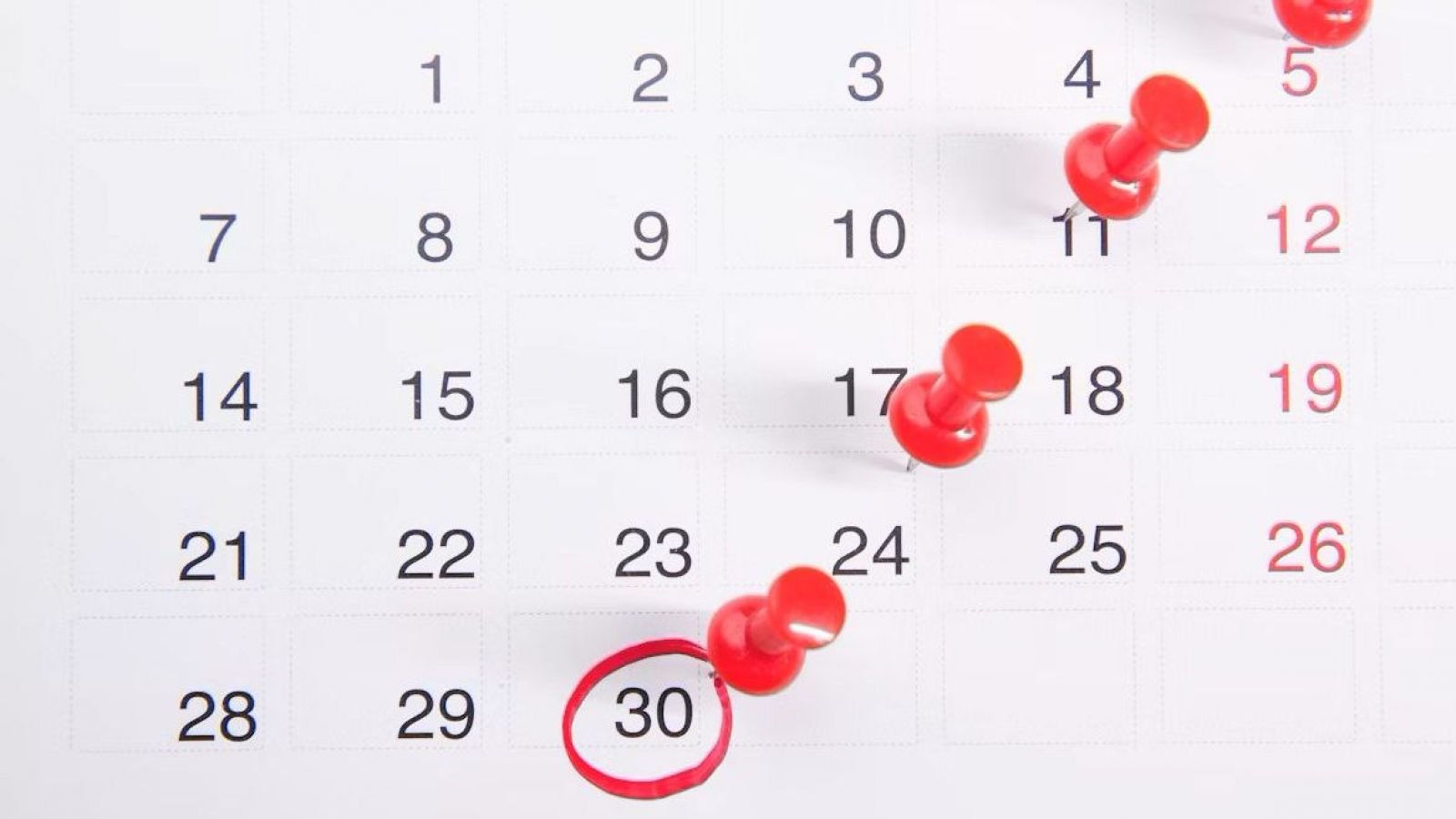 Calendario de feriados junio 2025