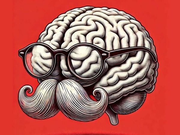 Imagen ilustrativa de un cerebro envejecido.