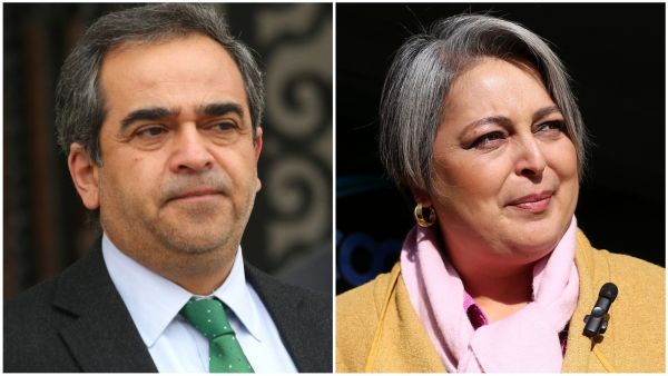 Jaime Quintana y Jeannette Jara