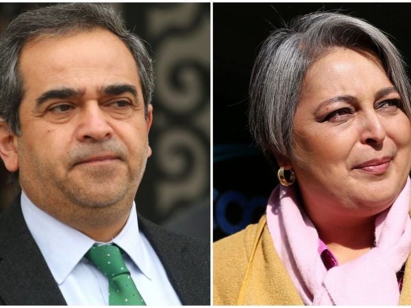 Jaime Quintana y Jeannette Jara