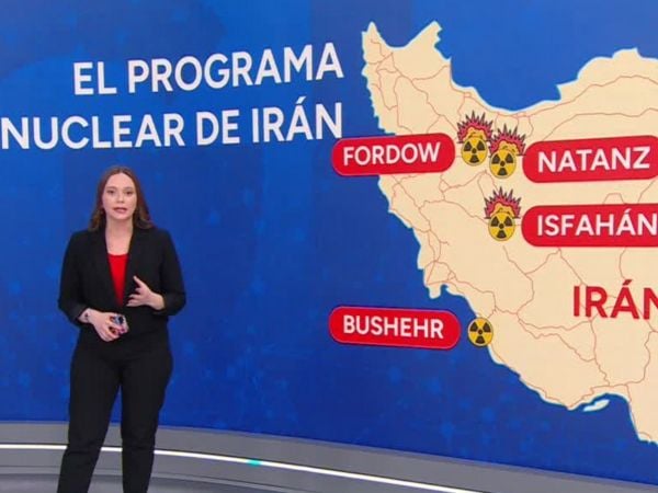 Mapa instalaciones nucleares de Irán