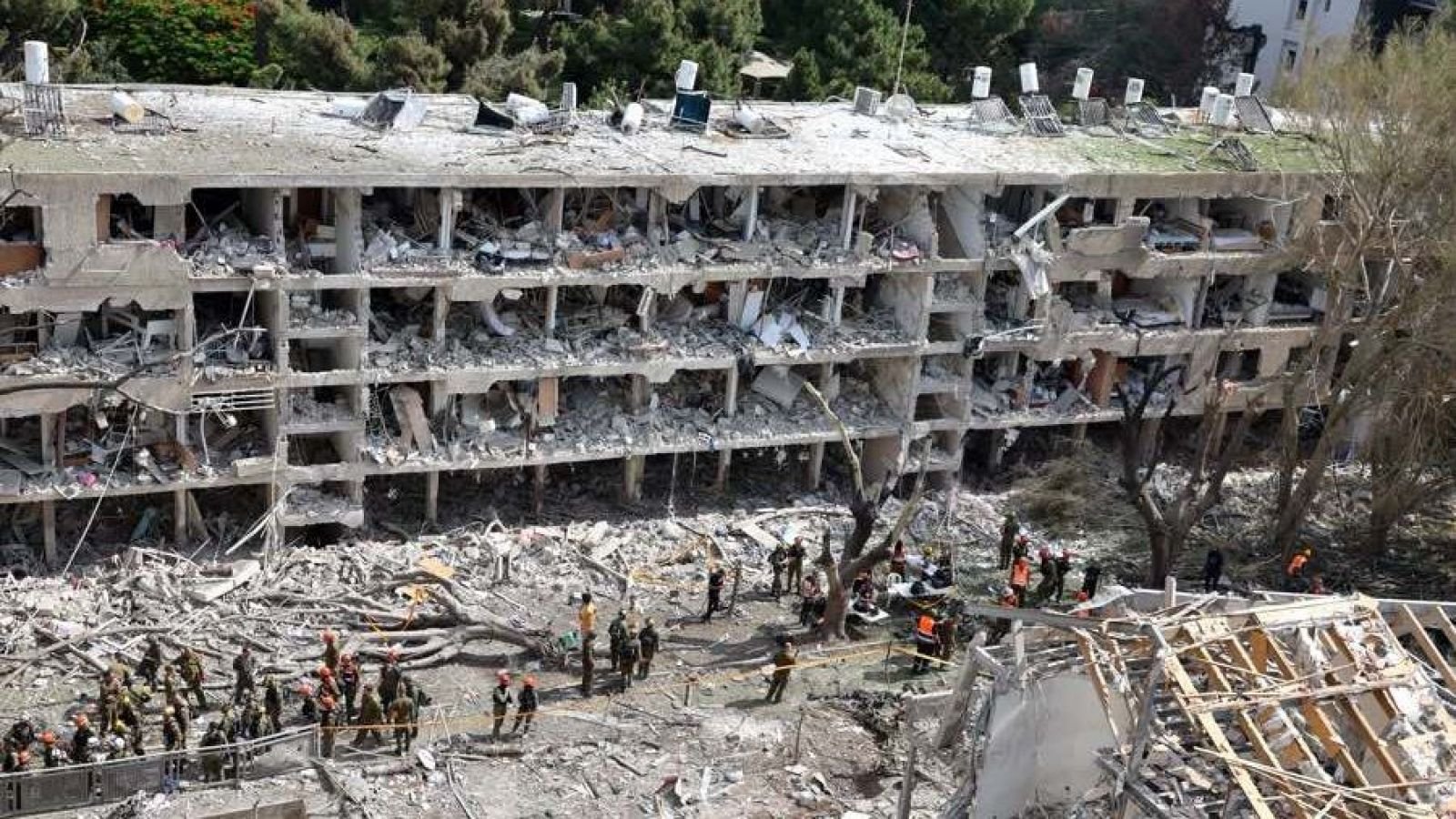 Ataque de misiles iraníes a Israel