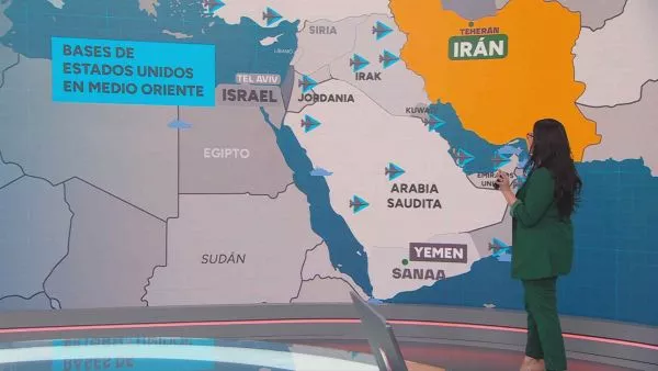 Las bases de Estados Unidos en el Medio Oriente