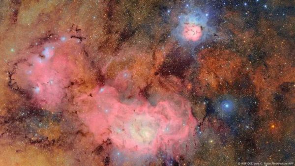 Foto del universo capturado desde el Observatorio Vera Rubin