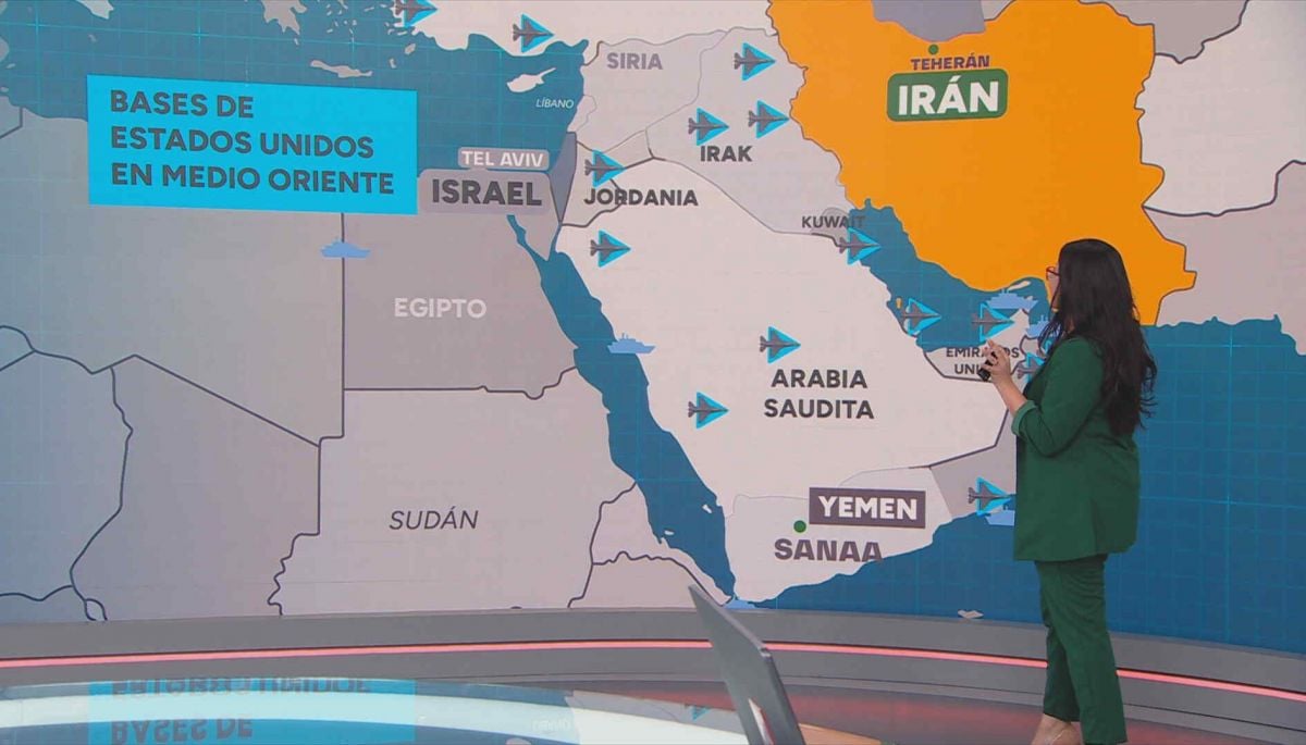 Ataque de Irán: mapa muestra las bases militares de Estados Unidos en Medio Oriente