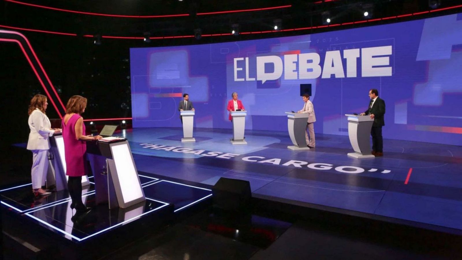 El debate oficialista en TVN
