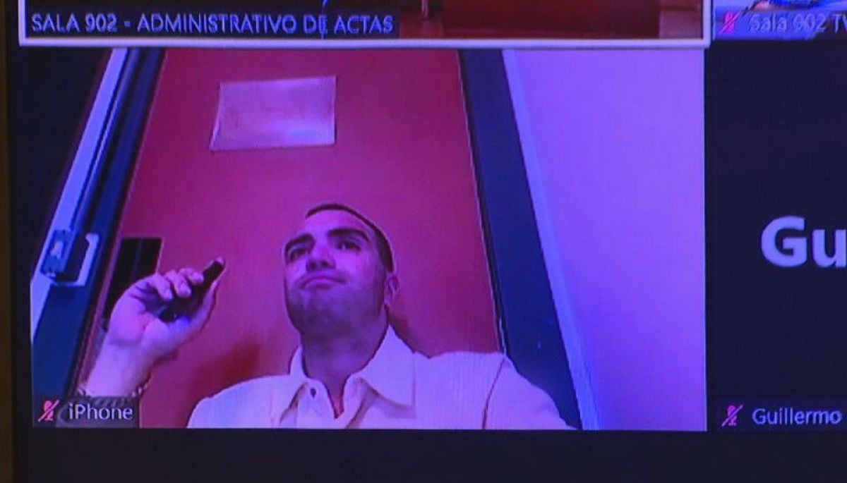 Agresor de conserje fumó y le gritó a la jueza en audiencia