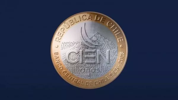 Nueva moneda de 100 pesos