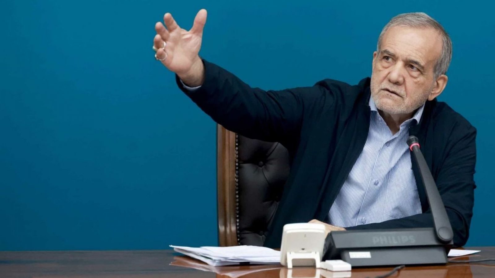 Presidente de Irán, Masud Pezeshkian.