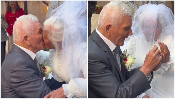 Adultos mayores en su matrimonio