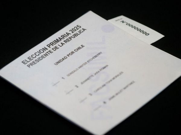 Facsímil electoral Primarias 2025