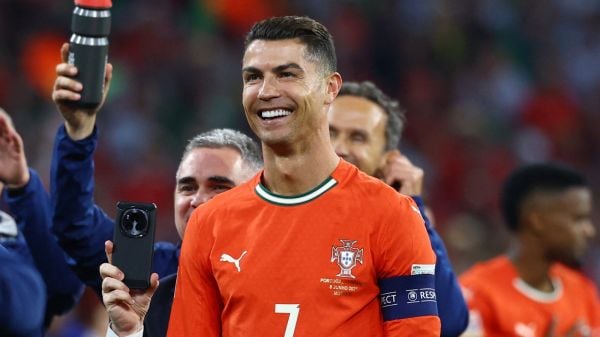 Cristiano Ronaldo celebrando la UEFA Nations League