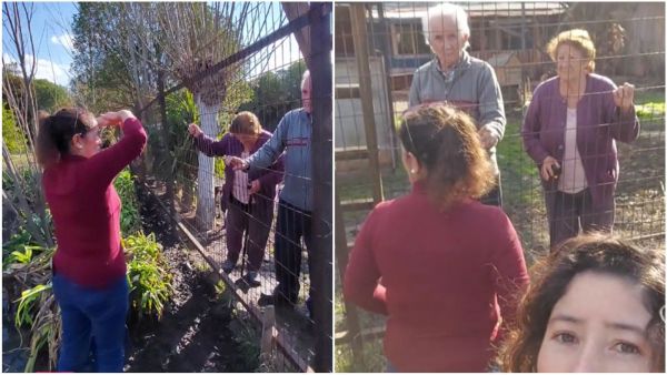 Personas mayores encerradas en Padre Hurtado