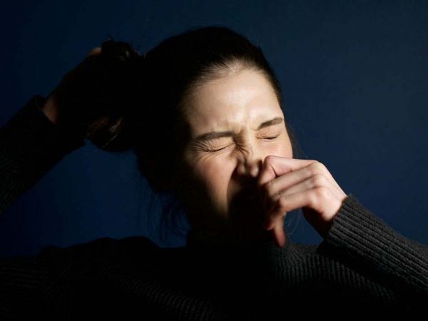 Gente con sinusitis.