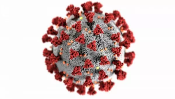 Representación del virus del COVID-19