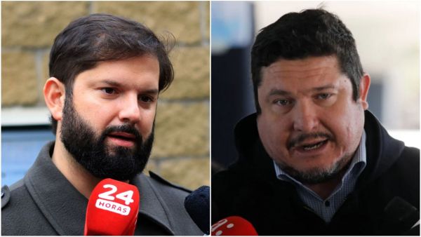 Gabriel Boric y Gonzalo Montoya