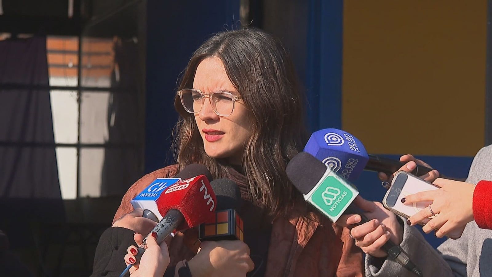Camila Vallejo punto de prensa