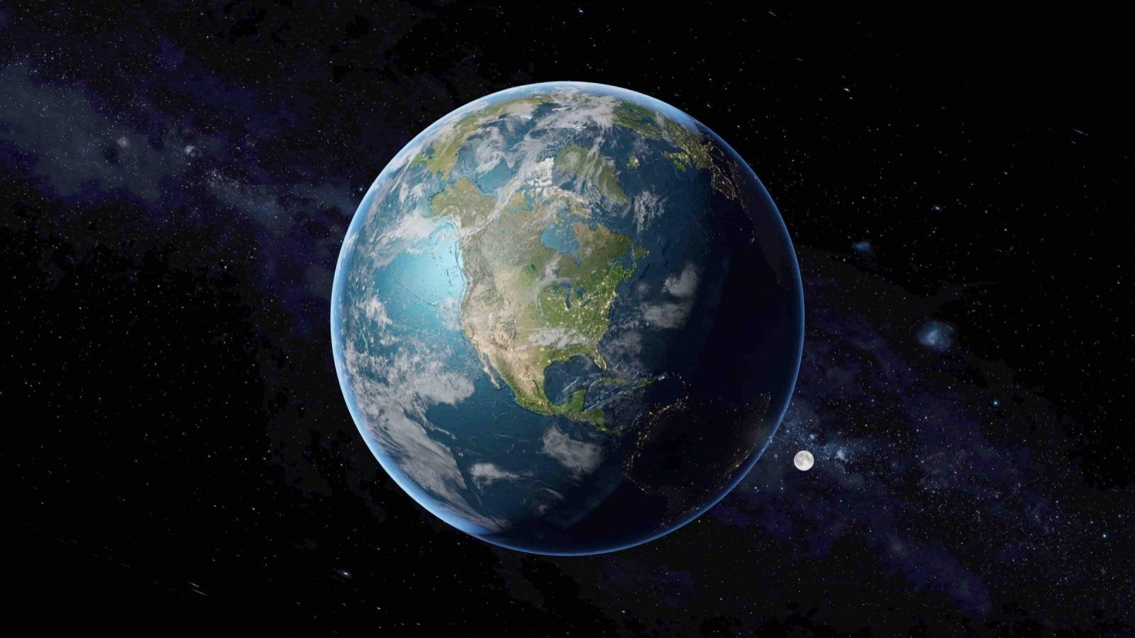 Planeta Tierra, representación en 3D