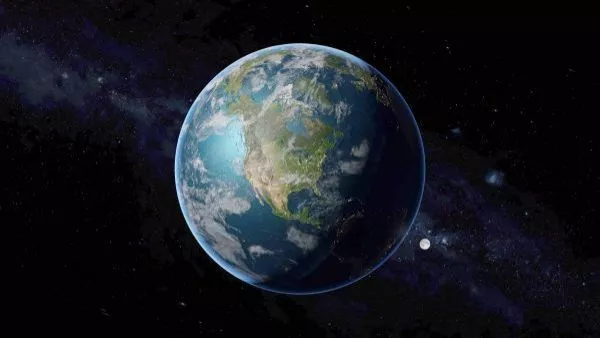 Planeta Tierra, representación en 3D