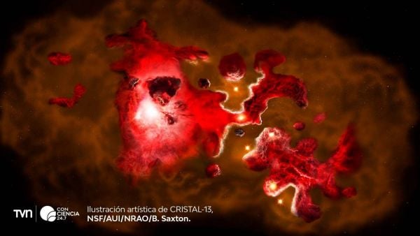 Ilustración artística de CRISTAL-13.