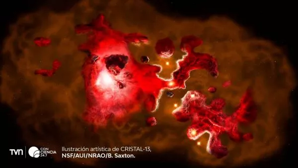 Ilustración artística de CRISTAL-13.