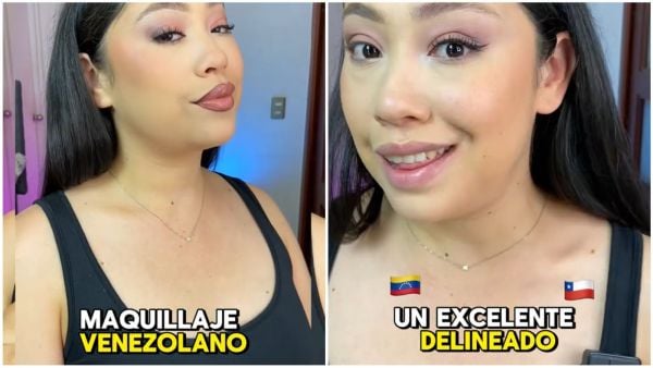 maquilladora comparando maquillaje de paises