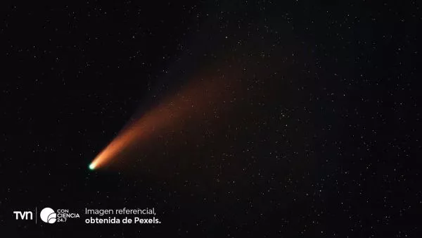 Imagen referencial del cometa 3I/ATLAS.